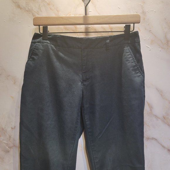 Mossimo Navy Fit 4 Stretch Capri Cuff Pants - Picture 2 of 5